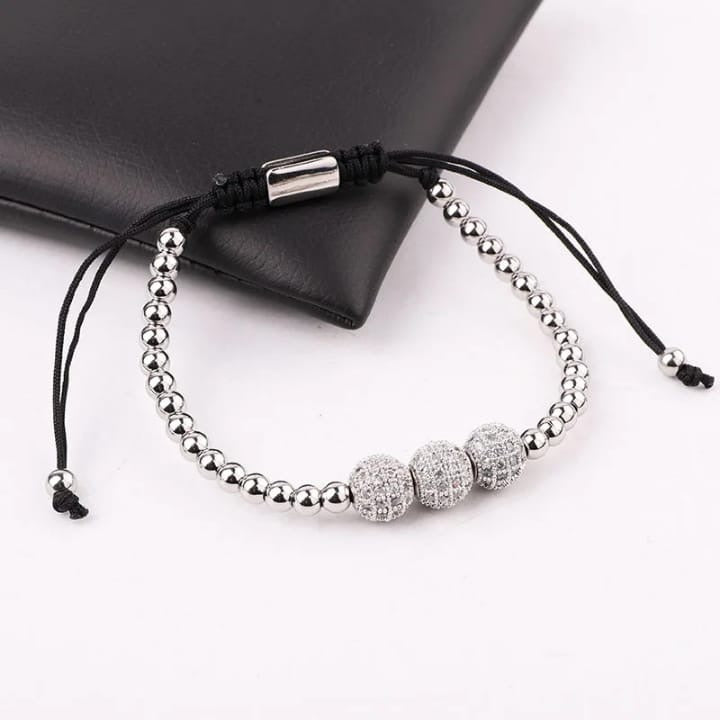 3 bracelets en 1<<OEIL de TIGRE LUXE>>