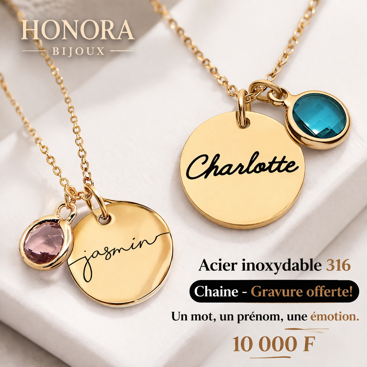 BIJOUX PERSONNALISABLES FEMME