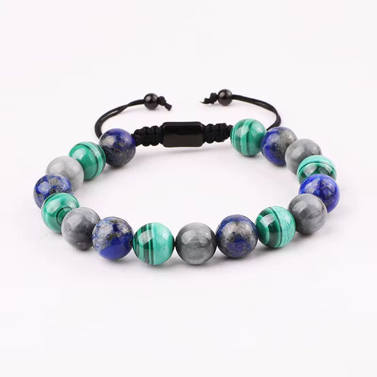 3 en 1 Malachite + Lapis Lazuli + Œil d’aigle