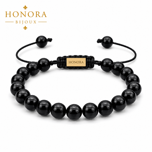 Bracelet TOURMALINE Noire 10mm