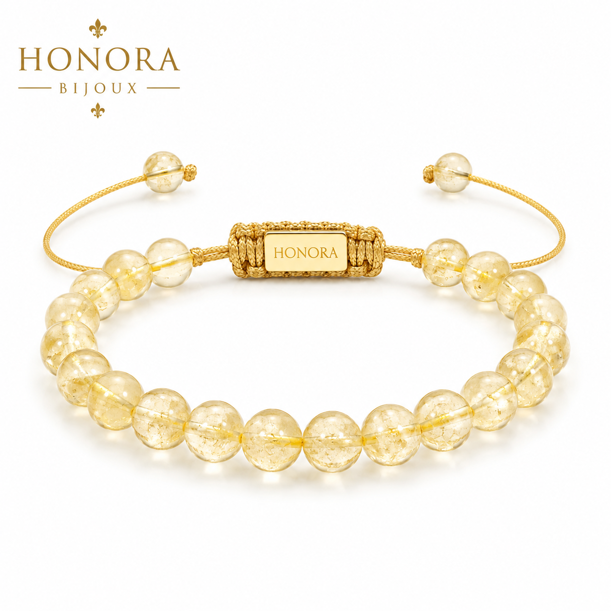 Bracelet Citrine — Pierre de la Richesse & du Succès