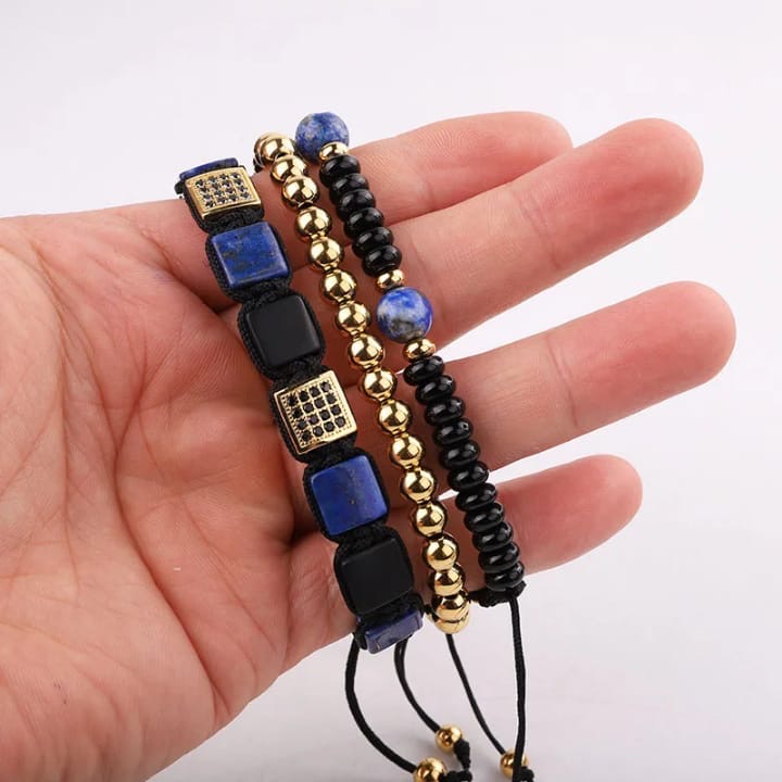 LAPIS LAZULI + ONYX ( Collection LUXE)