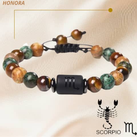 BRACELET EN PIERRE SIGNE ZODIAQUE