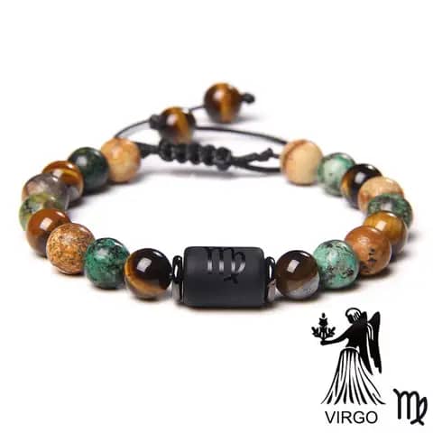 BRACELET EN PIERRE SIGNE ZODIAQUE