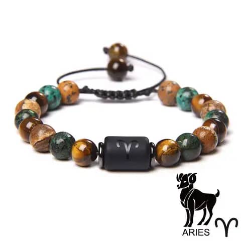 BRACELET EN PIERRE SIGNE ZODIAQUE