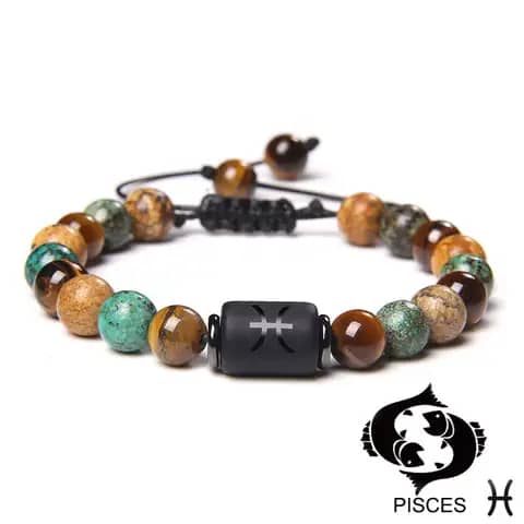BRACELET EN PIERRE SIGNE ZODIAQUE