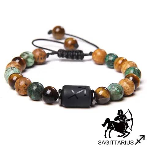 BRACELET EN PIERRE SIGNE ZODIAQUE