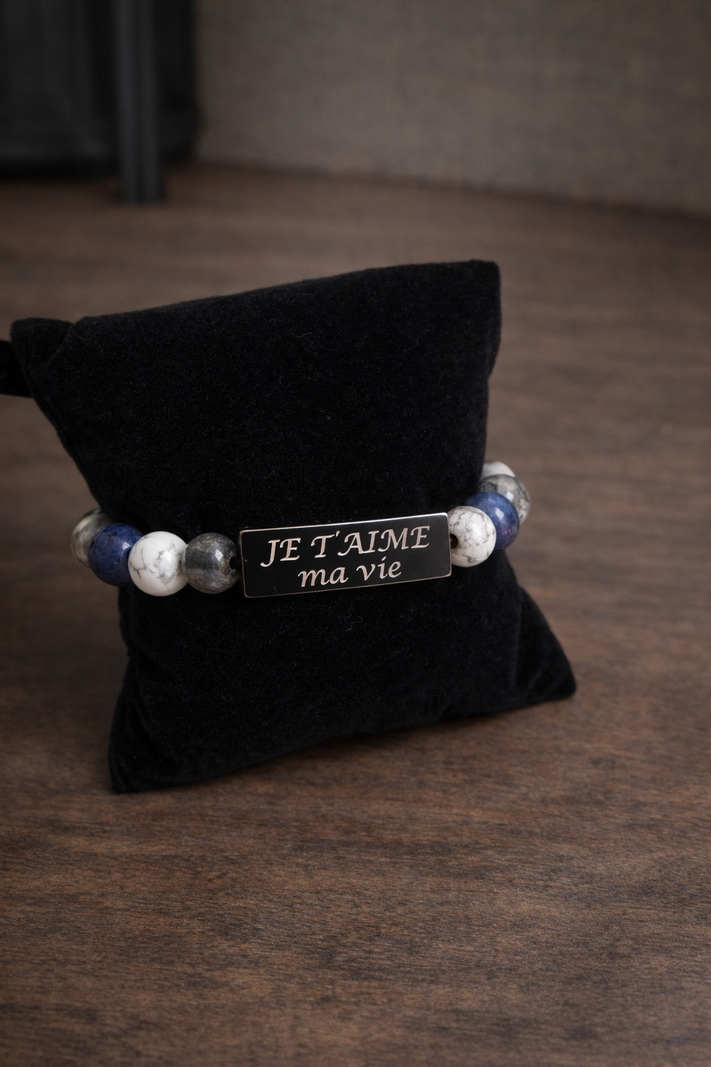 💎HOWLITE + SODALITE + JASPE GRIS. Calme+ Sérénité.( À personnaliser)