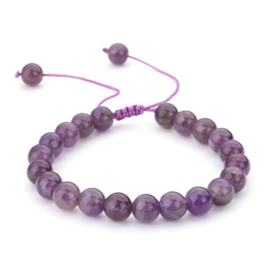 Bracelet Améthyste — Pierre de Stabilité