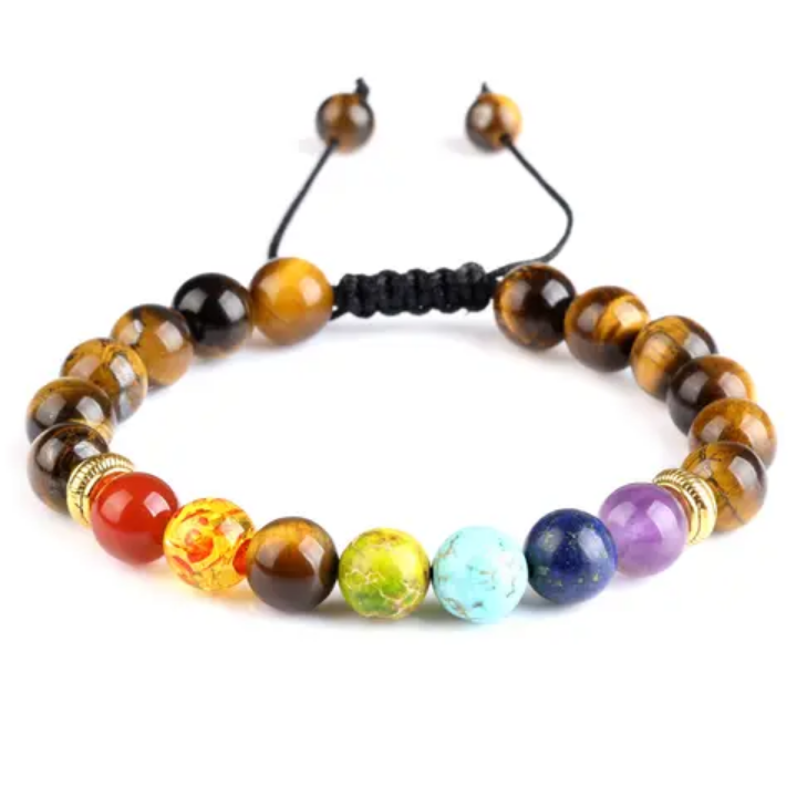 💎 Bracelet 7 CHAKRAS – Équilibre énergétique  global    & Harmonie.